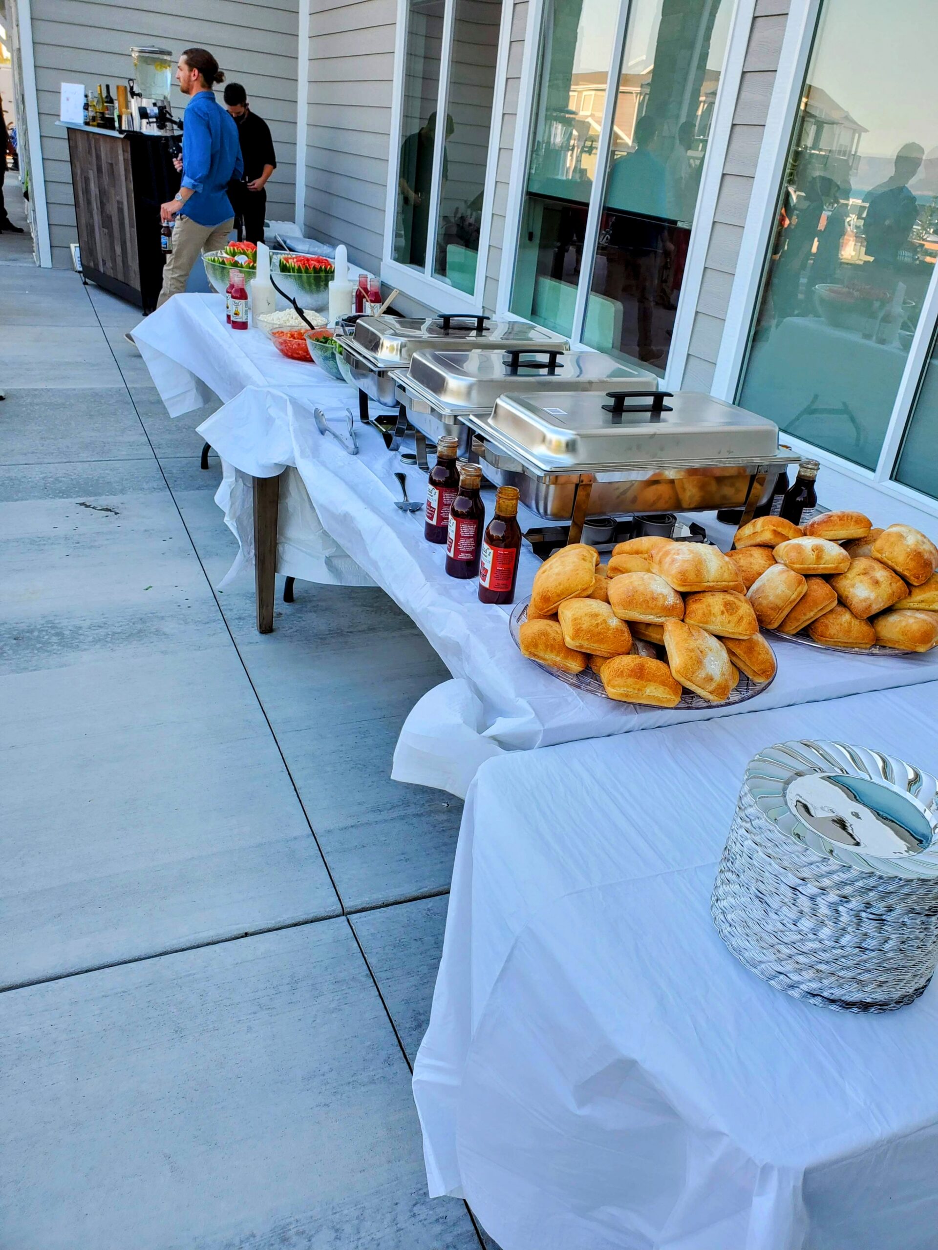 Catered event spread